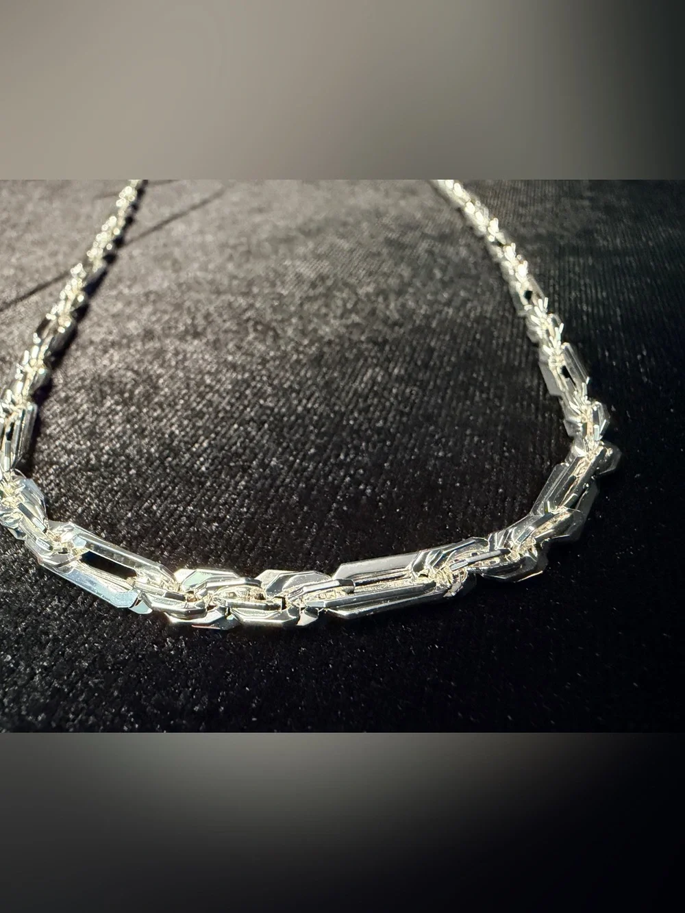 Milano S925 Stamped Silver Filled 24in 5MM 33.2g necklace. SHINE!! Brand new